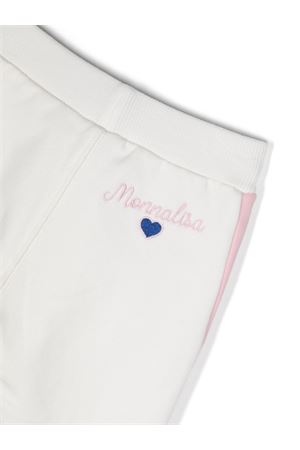 pantalone in cotone bianco MONNALISA KIDS | 39D40840170190